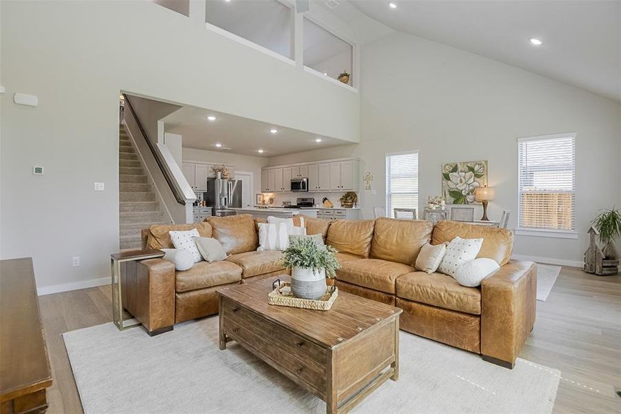 Furnished interior view inside a new home in Dove Hollow, Waxahachie (Image 22).