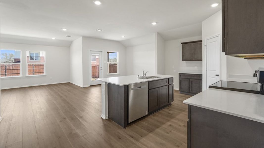 Furnished interior view inside a new home in Valor Farms, Royse City (Image 9).