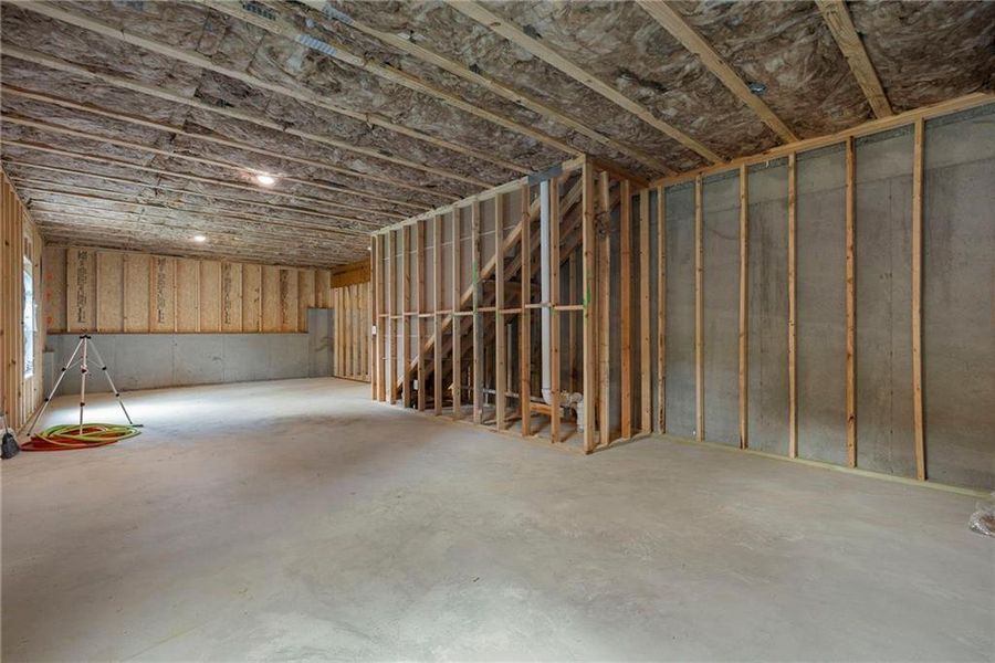 In-progress construction of a new home in , Hiram, GA (Image 55).
