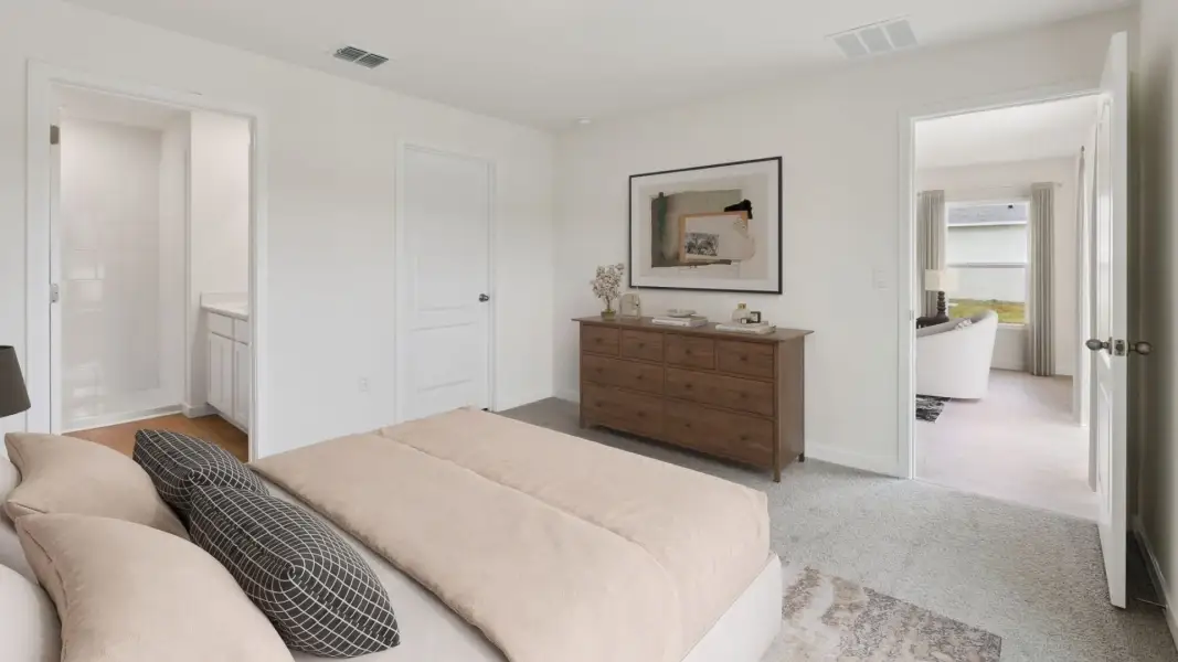 Furnished interior view inside a new home in Campbell Crossing, Port Orange (Image 7).