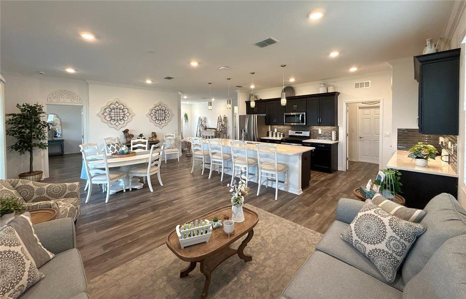 Furnished interior view inside a new home in , Ocala (Image 6).