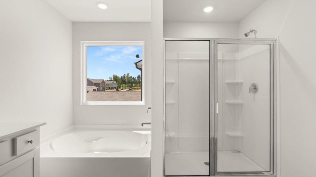 Furnished interior view inside a new home in Braselton Village, Braselton (Image 6).