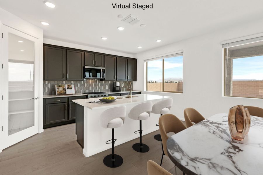 Furnished interior view inside a new home in Silverbell Ridge, Marana (Image 6). Furnished interior view inside a new home in Silverbell Ridge, Marana (Image 6).