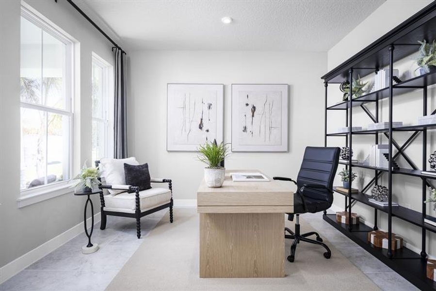 Furnished interior view inside a new home in Silver Oaks, Port St. Lucie (Image 11).