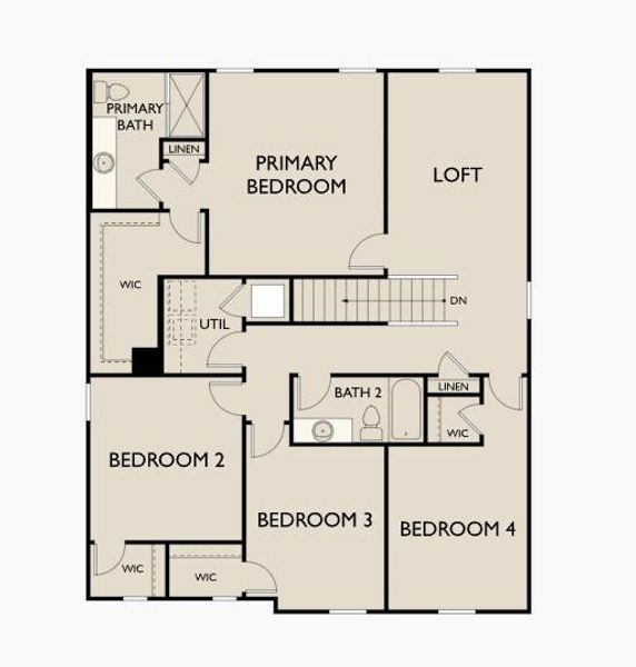 2D floor plan layout of this home in Spring Creek Trails, Magnolia, TX (Image 2). 2D floor plan layout of this home in Spring Creek Trails, Magnolia, TX (Image 2).