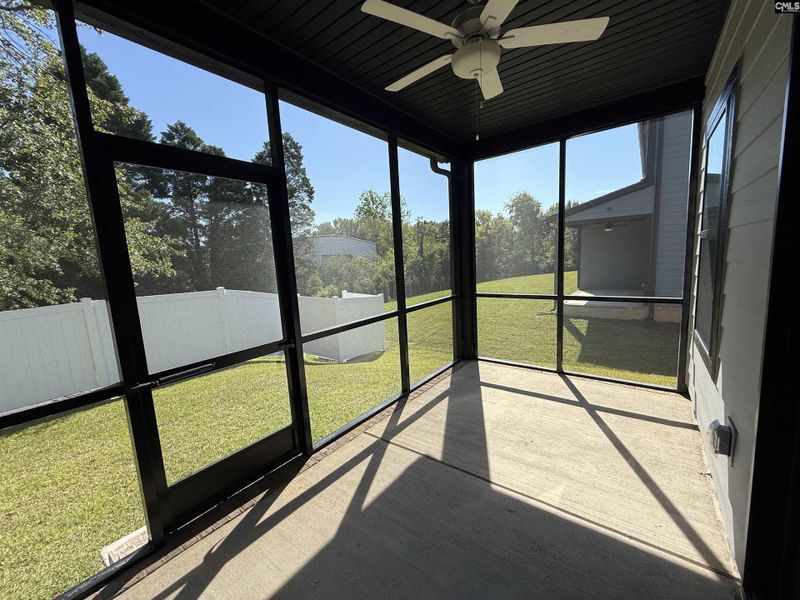 Exterior details and patio area of a home in Dunbar Village, Cayce (Image 2).