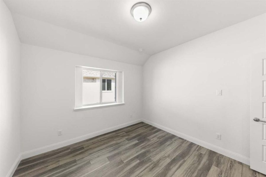 Representative unfurnished interior of a home built from the Frisco by Pacesetter Homes in Creekview Meadows, Pilot Point (Image 18). Representative unfurnished interior of a home built from the Frisco by Pacesetter Homes in Creekview Meadows, Pilot Point (Image 18).