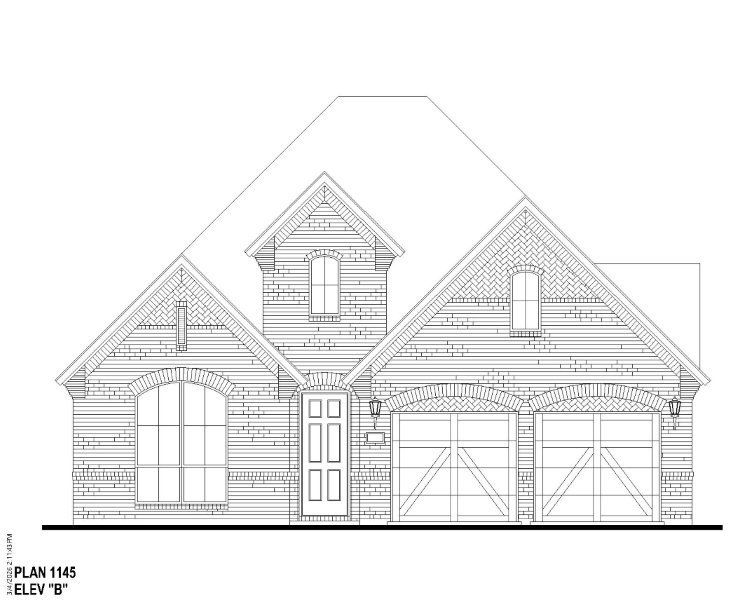 Plan 1145 Elevation B