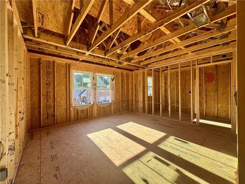 In-progress construction of a new home in Eastlyn Crossing - Single Family, Flowery Branch, GA (Image 8).