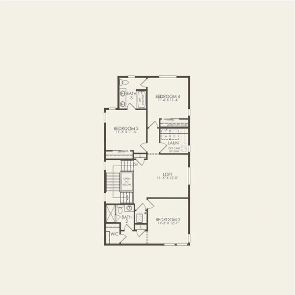 2D floor plan layout for the Ridgepoint by Pulte Homes in Parkvale at Sterling Ranch, Littleton, CO (Image 2). 2D floor plan layout for the Ridgepoint by Pulte Homes in Parkvale at Sterling Ranch, Littleton, CO (Image 2).