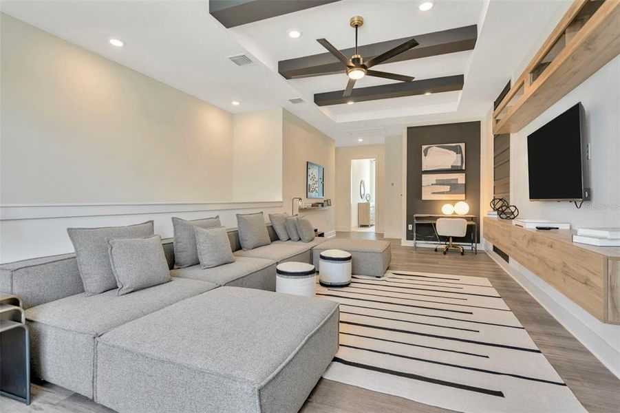 Furnished interior view inside a new home in Biscayne Landing at Seaire, Parrish (Image 15).