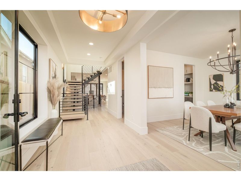 Furnished interior view inside a new home in , Denver (Image 31).