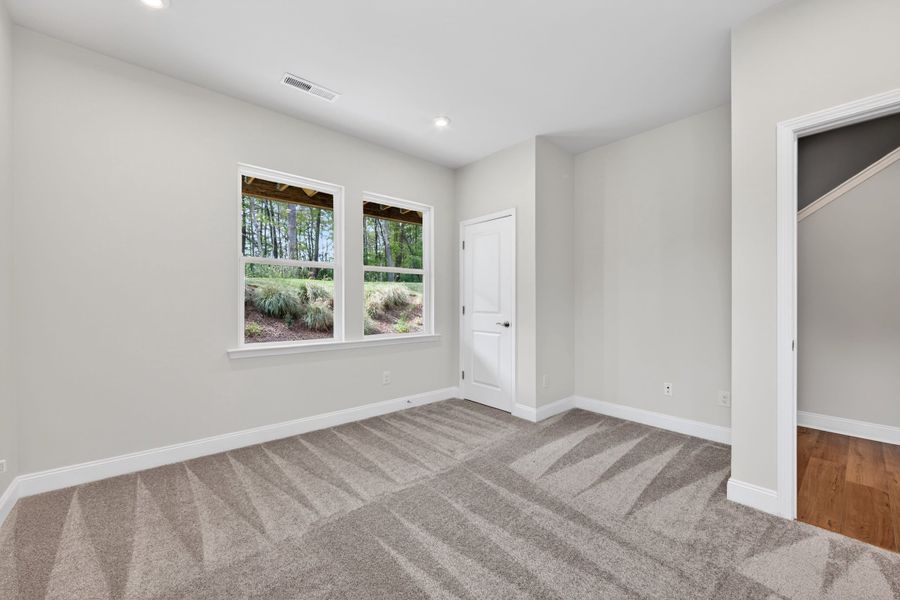 Spacious, unfurnished interior of a new home in Archer Row, Charlotte (Image 29). Spacious, unfurnished interior of a new home in Archer Row, Charlotte (Image 29).