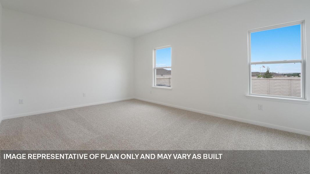 Spacious, unfurnished interior of a new home in Prairie Lakes, Buda (Image 12).