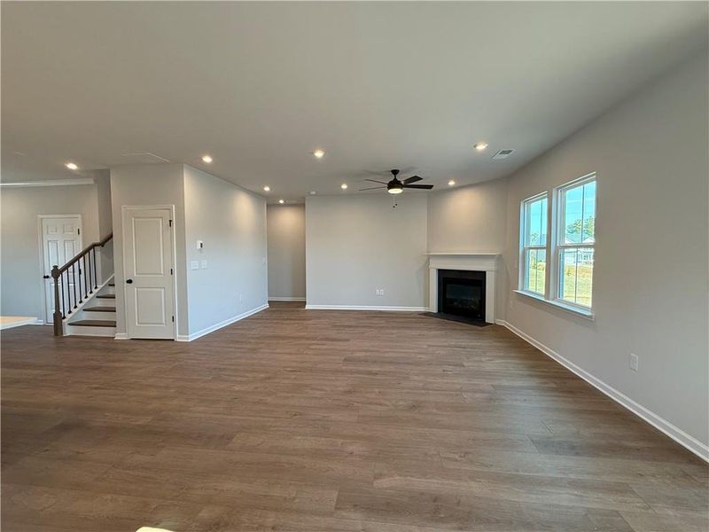 Spacious, unfurnished interior of a new home in Berkeley Mill, Cumming (Image 20).