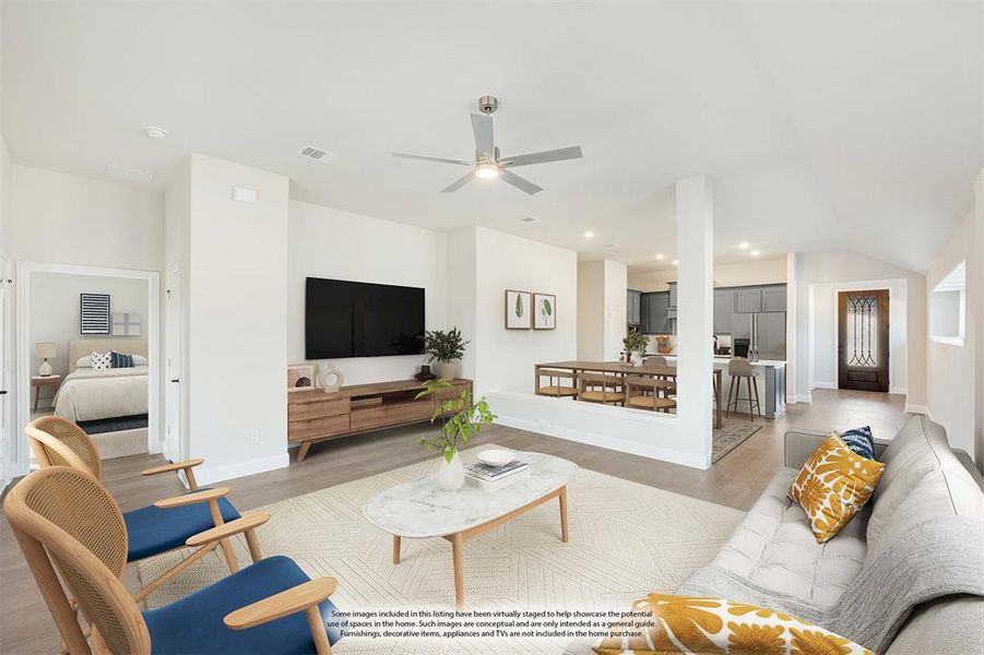 Furnished interior view inside a new home in Star Ranch, Godley (Image 11).