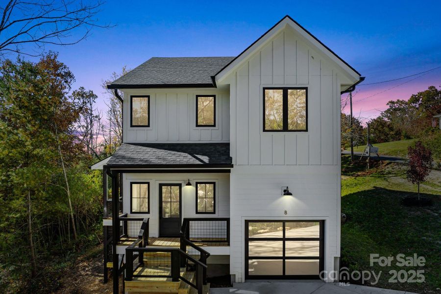 Front exterior of a new home in , Weaverville, NC, highlighting curb appeal (Image 2).