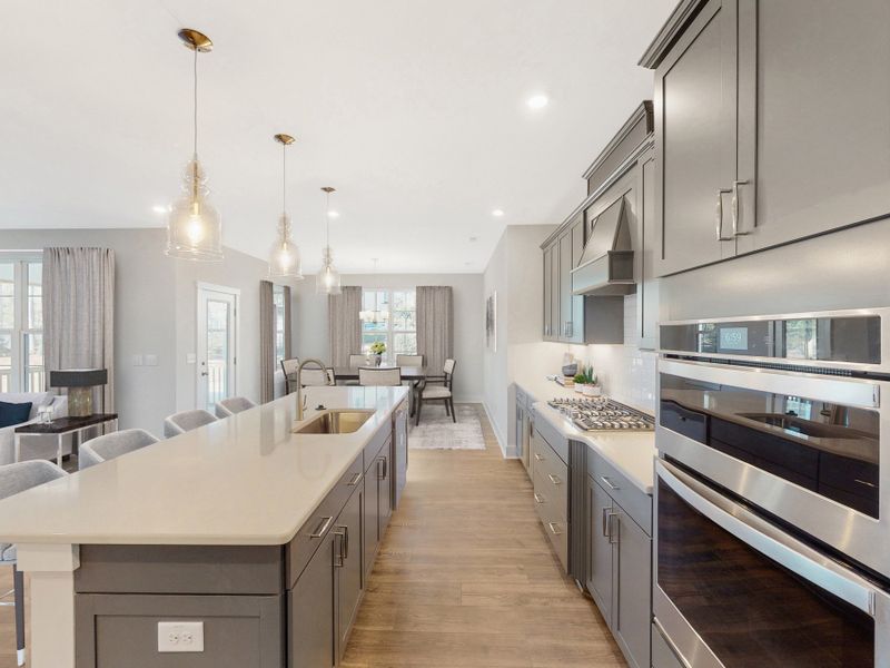 Furnished interior view inside a new home in Friendship Village: Friendship Village Single-Family, Apex (Image 5).