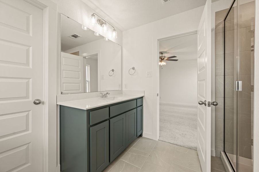 Furnished interior view inside a new home in Gatlin Ranch, Springtown (Image 11).