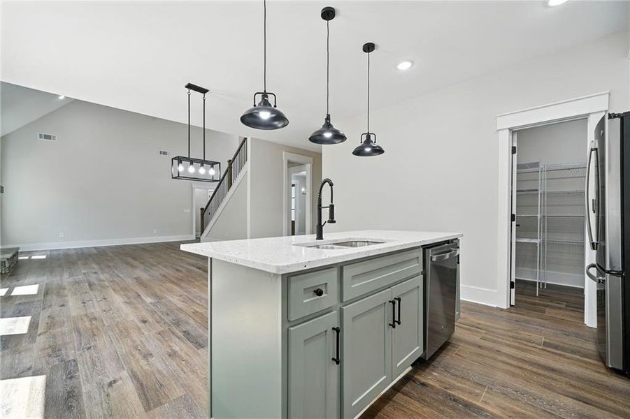 Furnished interior view inside a new home in , Canton (Image 14). Furnished interior view inside a new home in , Canton (Image 14).