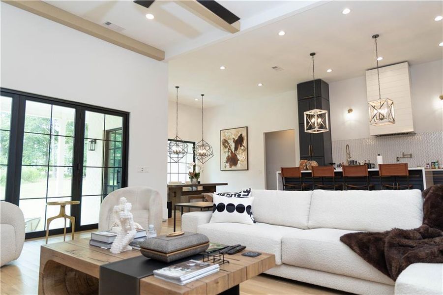 Furnished interior view inside a new home in , Stockbridge (Image 25).