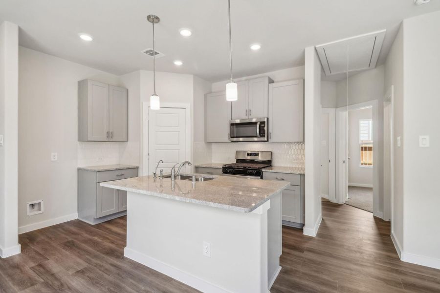 Photo is not of the actual home, but is an inspirational photo of builder’s model home and may depict options, furnishings, and/or decorator features that are not included