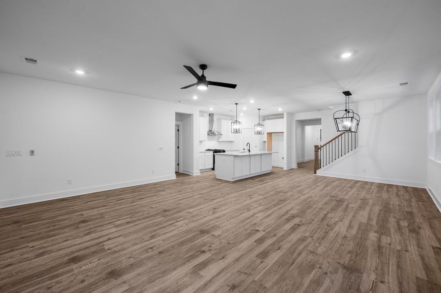 Spacious, unfurnished interior of a new home in Huckleberry Estates, Conway (Image 17). Spacious, unfurnished interior of a new home in Huckleberry Estates, Conway (Image 17).