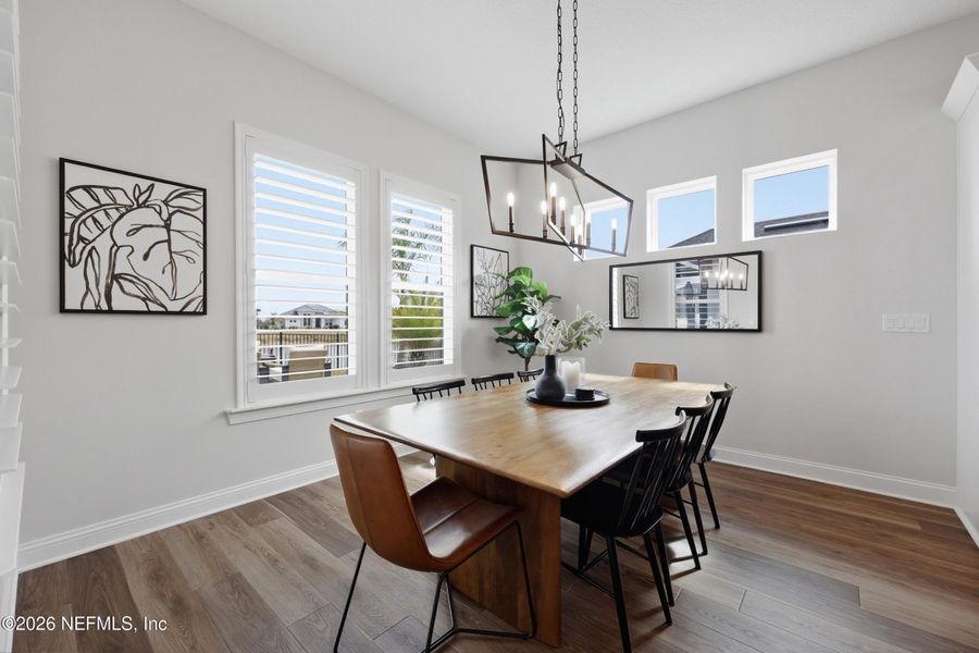 Furnished interior view inside a new home in , St. Augustine (Image 18).