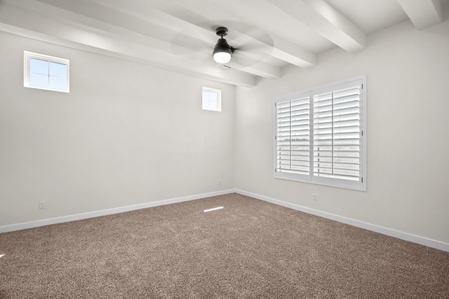 Representative unfurnished interior of a home built from the Scottsdale by LEH. Homes in Verdancia, El Paso (Image 91).