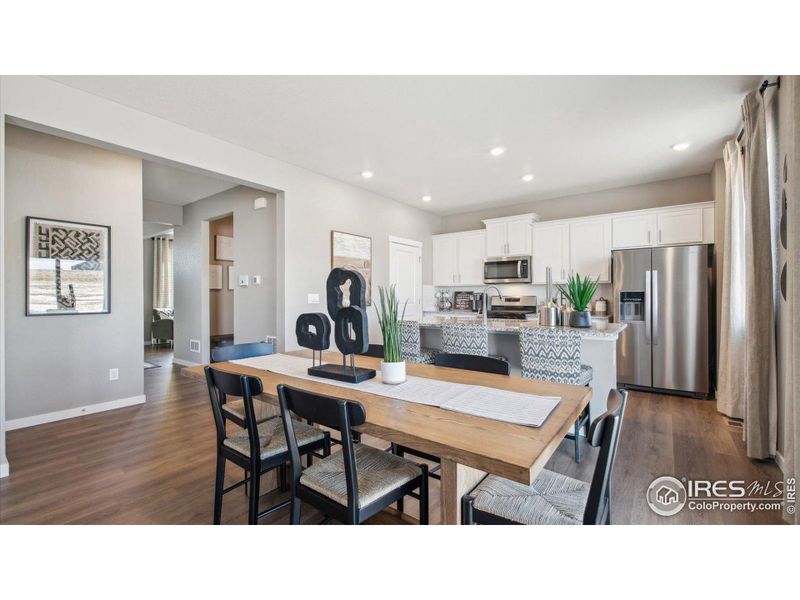 Furnished interior view inside a new home in Vista Meadows, Fort Lupton (Image 4).