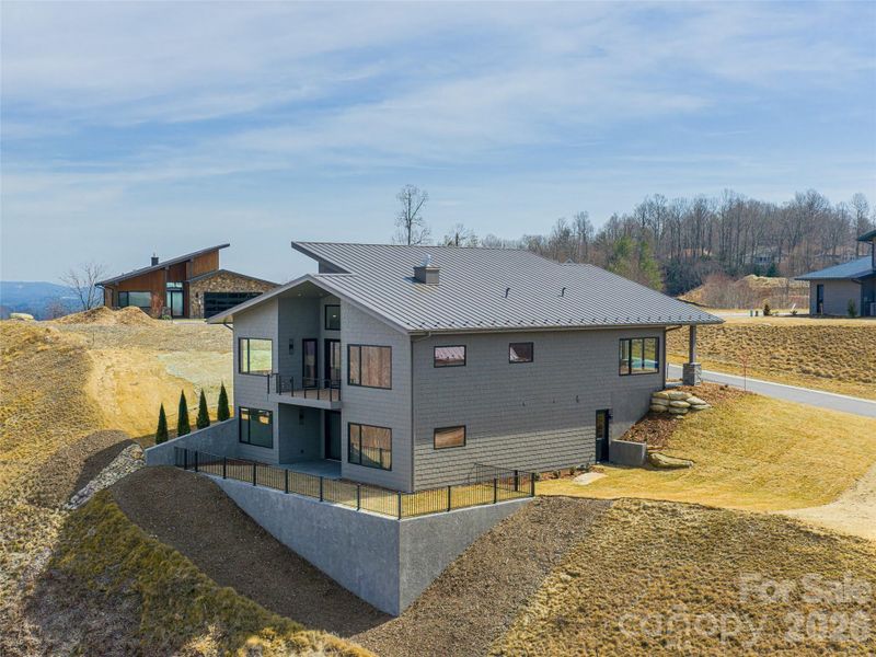 Drone Shot from rear of home