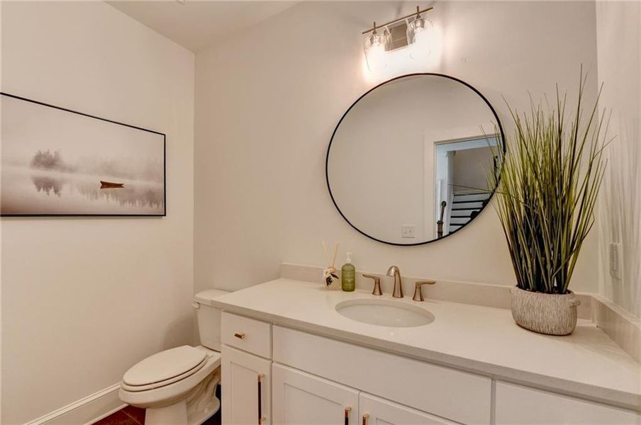 Furnished interior view inside a new home in Long Hollow Landing, Gainesville (Image 33).