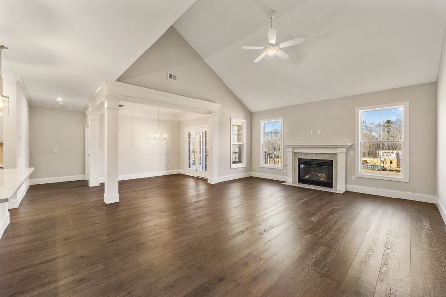 Spacious, unfurnished interior of a new home in Walnut Grove, Easley (Image 28).