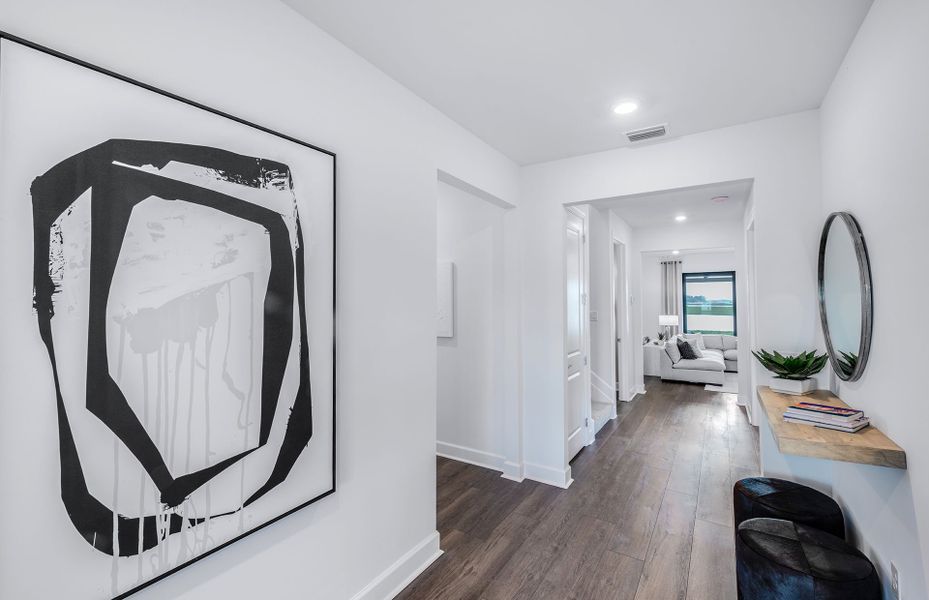 Furnished interior view inside a new home in Riverwood, Zephyrhills (Image 17).