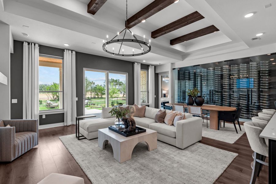 Representative furnished interior of a home built from the Stardom by Del Webb in Del Webb New Braunfels at Veramendi, New Braunfels (Image 10). Representative furnished interior of a home built from the Stardom by Del Webb in Del Webb New Braunfels at Veramendi, New Braunfels (Image 10).