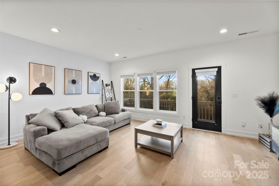 Furnished interior view inside a new home in , Charlotte (Image 26).