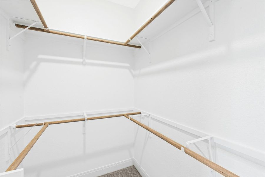 Spacious closet Spacious closet