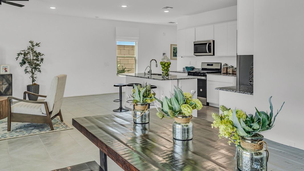 Furnished interior view inside a new home in Blackhawk, Tucson (Image 12).