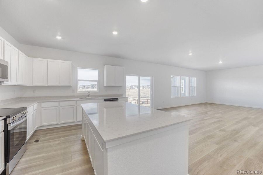 Furnished interior view inside a new home in Muegge Farms, Bennett (Image 4).