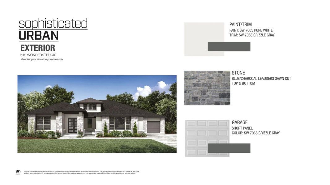 Sample of building materials used in homes in Clearwater Ranch, Liberty Hill (Image 4).