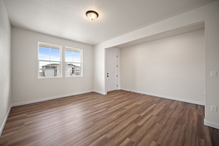 Spacious, unfurnished interior of a new home in Aspen Ranch, Fountain (Image 21). Spacious, unfurnished interior of a new home in Aspen Ranch, Fountain (Image 21).
