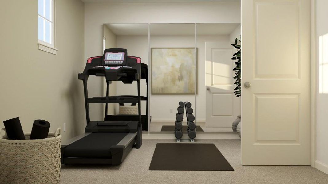 Furnished interior view inside a new home in Deer Valley, Canton (Image 35).