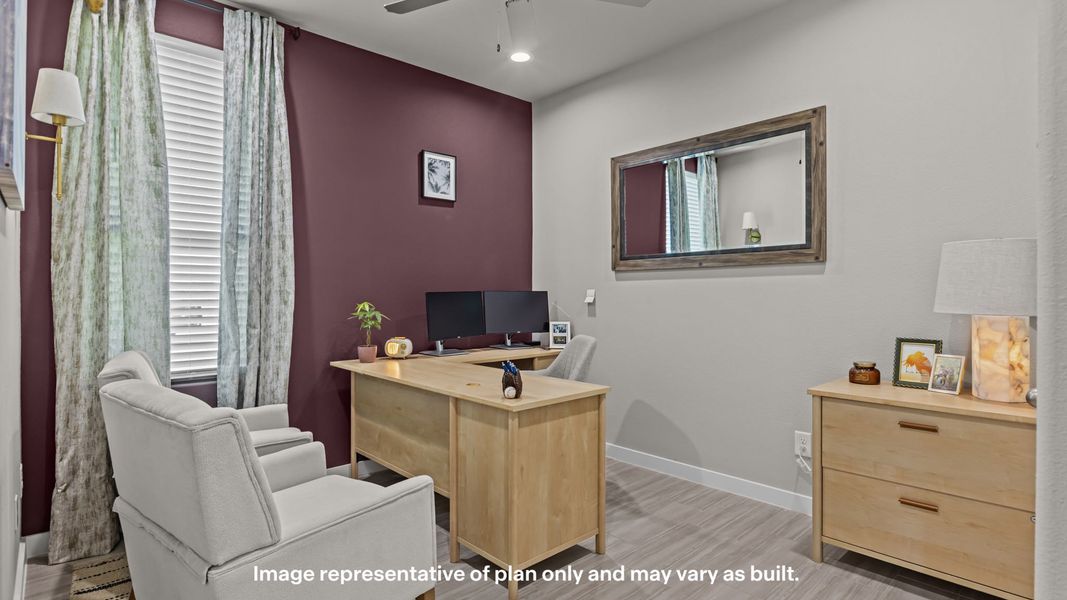 Furnished interior view inside a new home in Homestead at Parks Bell Ranch, Odessa (Image 14).