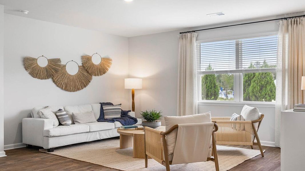 Furnished interior view inside a new home in Pineview North, Summerville (Image 11).