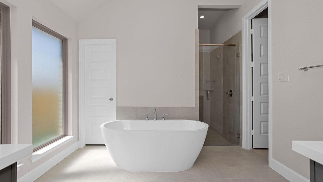 Furnished interior view inside a new home in Elyson 55', Katy (Image 8). Furnished interior view inside a new home in Elyson 55', Katy (Image 8).