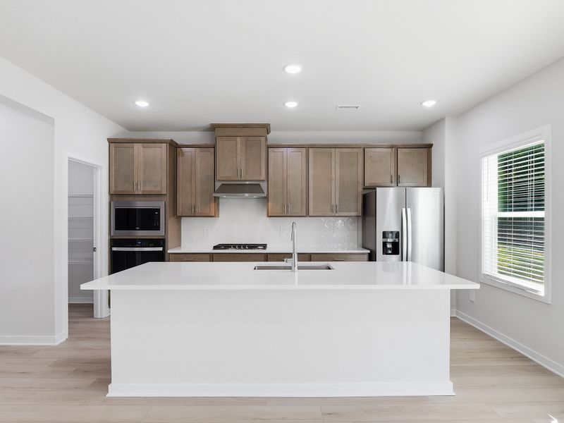 Furnished interior view inside a new home in Cadence Meadows, Zebulon (Image 3).