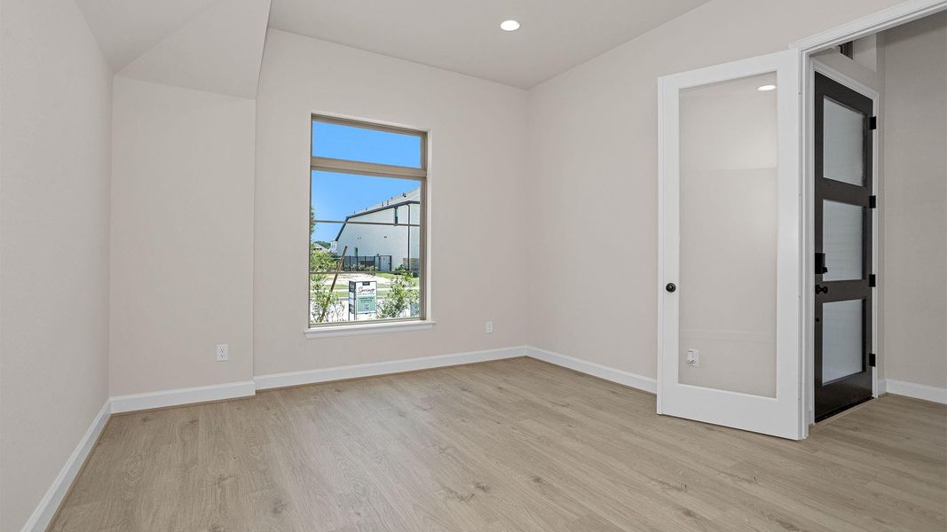 Spacious, unfurnished interior of a new home in Bridgeland, Cypress (Image 11). Spacious, unfurnished interior of a new home in Bridgeland, Cypress (Image 11).