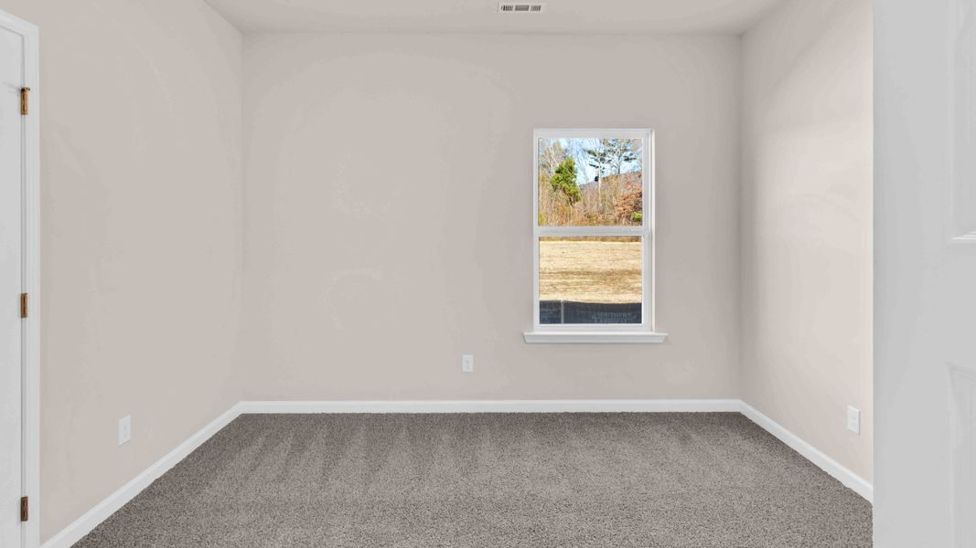 Representative unfurnished interior of a home built from the Fraser by D.R. Horton in Riverwood Gardens, Oakland (Image 24).