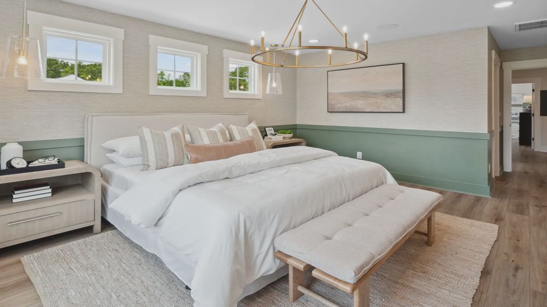 Furnished interior view inside a new home in Creekside at Andrews, Summerville (Image 16).