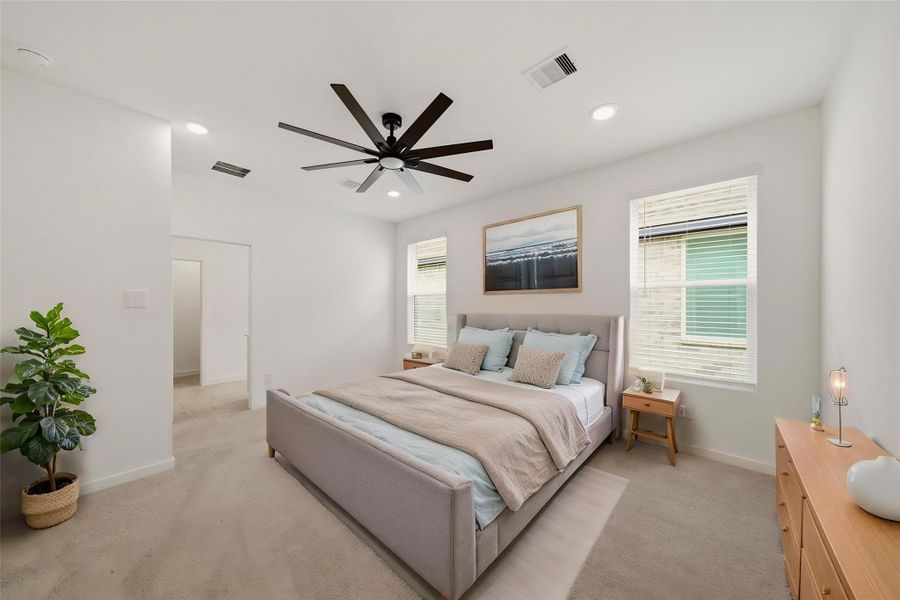 Furnished interior view inside a new home in Binford Creek, Waller (Image 5).
